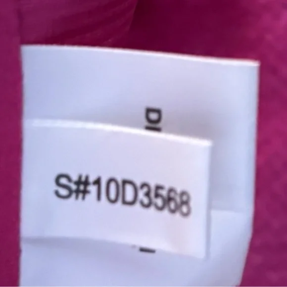 Kay Unger New York Pink Silk Ruffle Sheath Dress Belted Size 10 - Picture 9 of 11